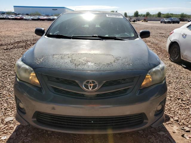 2T1BU4EE2BC611343 - 2011 TOYOTA COROLLA BASE GRAY photo 5