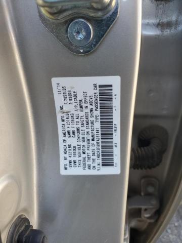 1HGCR2F89FA061461 - 2015 HONDA ACCORD EXL TAN photo 12