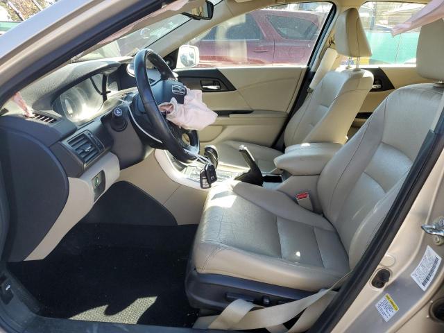 1HGCR2F89FA061461 - 2015 HONDA ACCORD EXL TAN photo 7