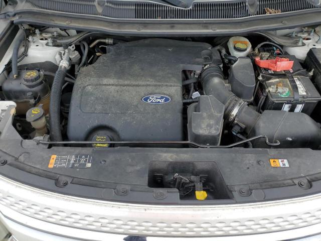 1FM5K8F81DGA24344 - 2013 FORD EXPLORER LIMITED 白色 照片 11