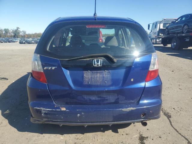JHMGE8H25AC005309 - 2010 HONDA FIT BLUE photo 6