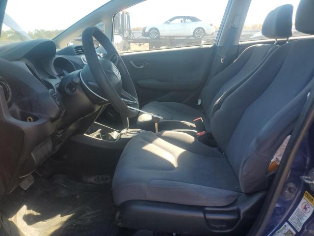 JHMGE8H25AC005309 - 2010 HONDA FIT BLUE photo 7