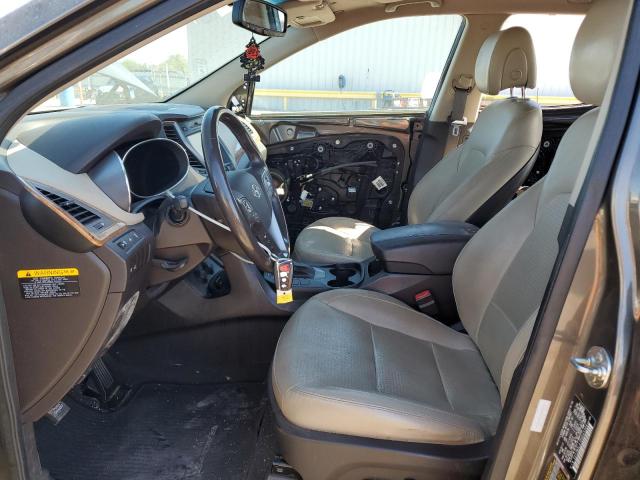 5XYZW3LA7DG045304 - 2013 HYUNDAI SANTA FE S BROWN photo 7