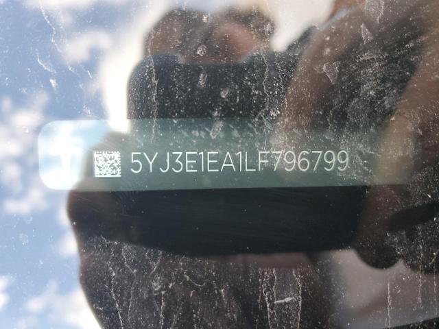 5YJ3E1EA1LF796799 - 2020 TESLA MODEL 3 გრაფიტი ფოტო 12