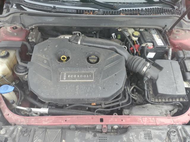 3LN6L2G9XFR619310 - 2015 LINCOLN MKZ BURGUNDY photo 11