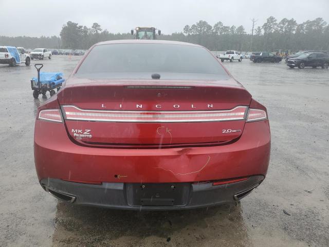 3LN6L2G9XFR619310 - 2015 LINCOLN MKZ BURGUNDY photo 6