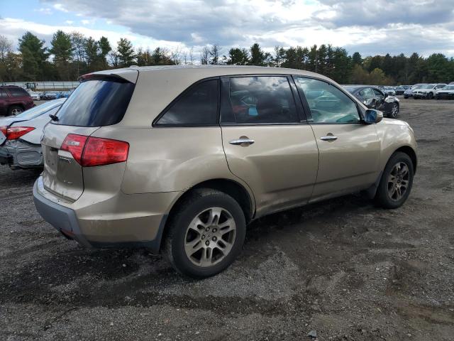 2HNYD28338H531289 - 2008 ACURA MDX TECHNOLOGY Բեժ լուսանկար 3