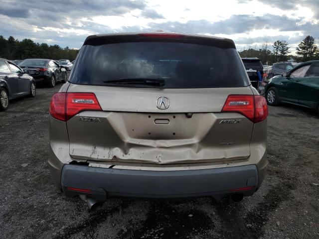 2HNYD28338H531289 - 2008 ACURA MDX TECHNOLOGY Բեժ լուսանկար 6