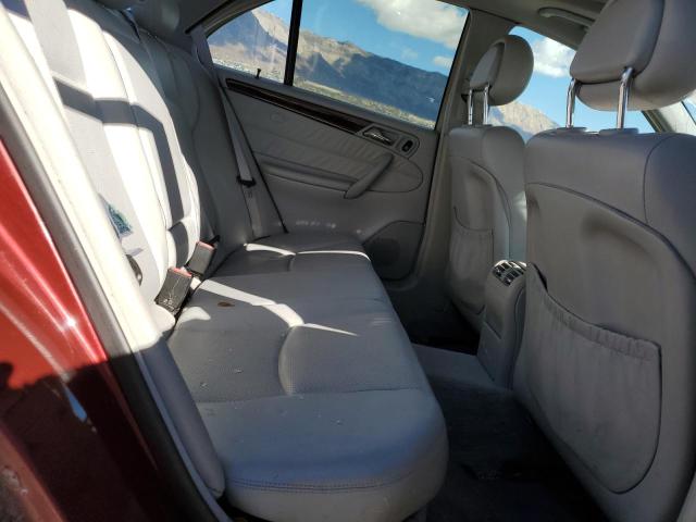 WDBRF61J21F019582 - 2001 MERCEDES-BENZ C 240 勃艮第红 照片 10