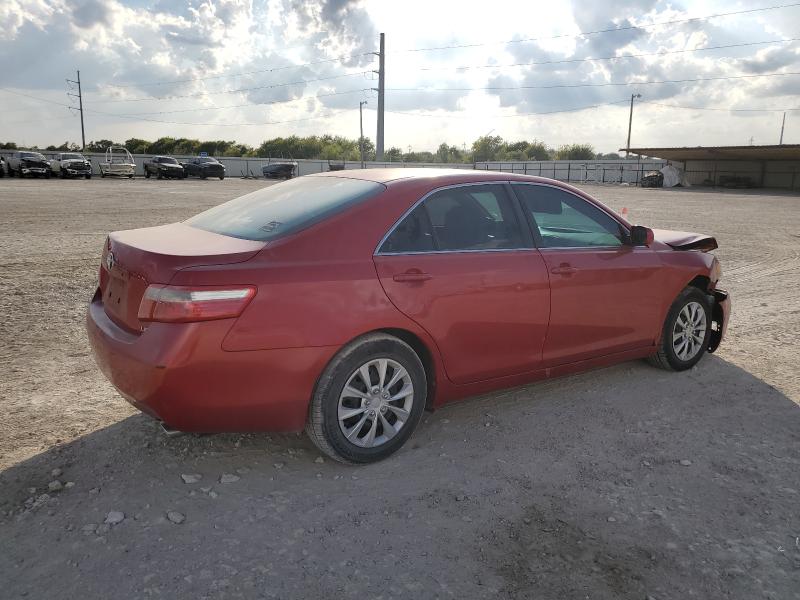 4T1BK46K37U051557 - 2007 TOYOTA CAMRY LE RED photo 3