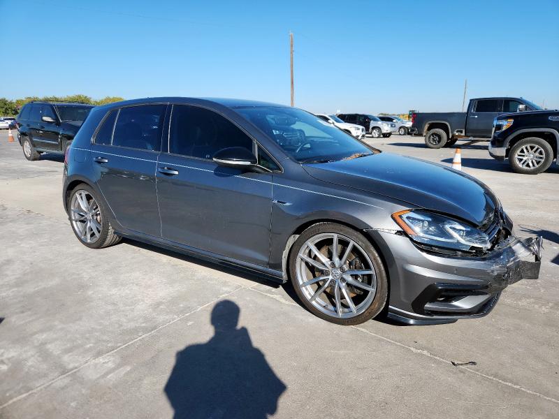WVWWA7AUXKW196014 - 2019 VOLKSWAGEN GOLF R GRAY photo 4