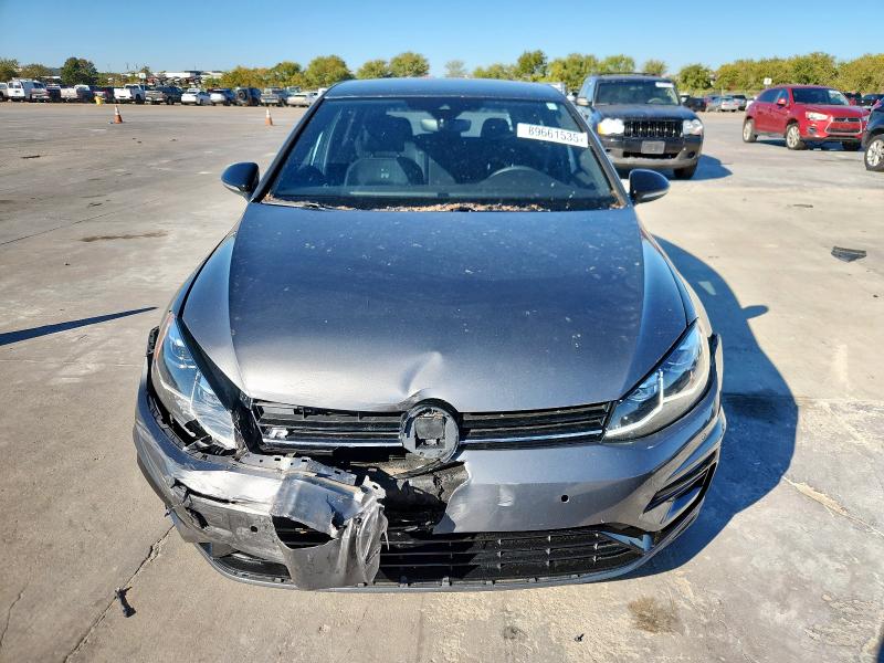 WVWWA7AUXKW196014 - 2019 VOLKSWAGEN GOLF R GRAY photo 5