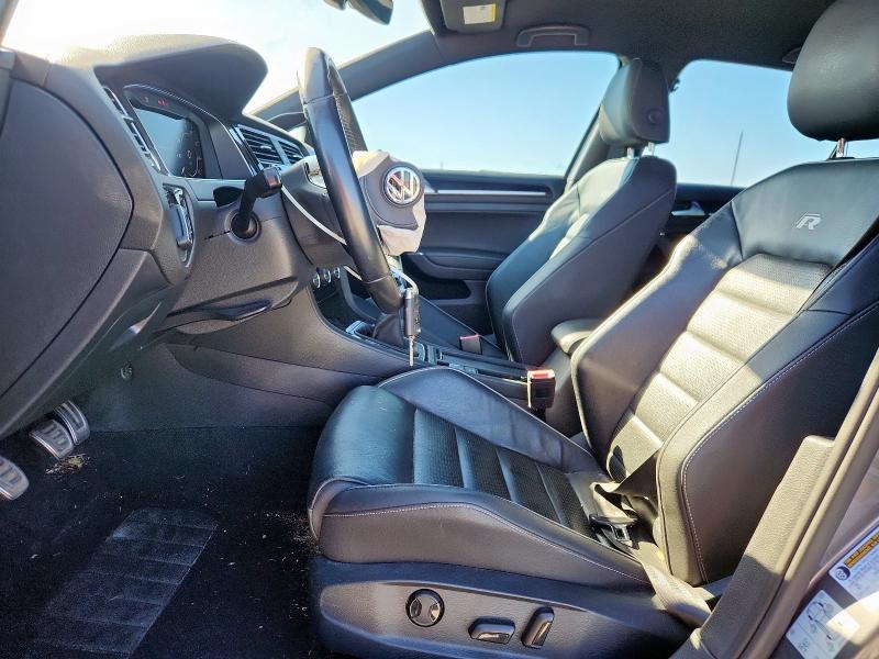 WVWWA7AUXKW196014 - 2019 VOLKSWAGEN GOLF R GRAY photo 7