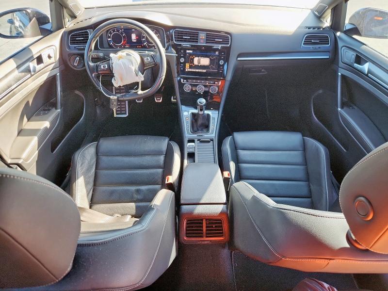 WVWWA7AUXKW196014 - 2019 VOLKSWAGEN GOLF R GRAY photo 8