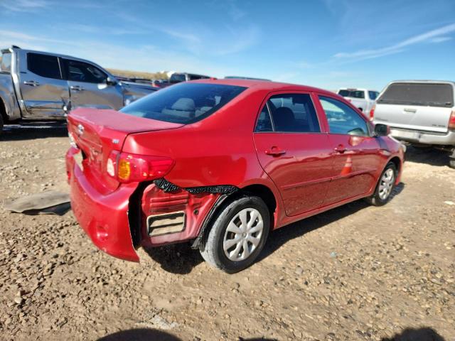 1NXBU40EX9Z025246 - 2009 TOYOTA COROLLA BASE Rot Foto 3
