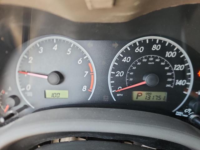 1NXBU40EX9Z025246 - 2009 TOYOTA COROLLA BASE Rot Foto 9