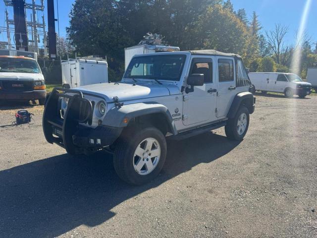 1J4HA3H16BL500982 - 2011 JEEP WRANGLER U SPORT رمادي صورة 2