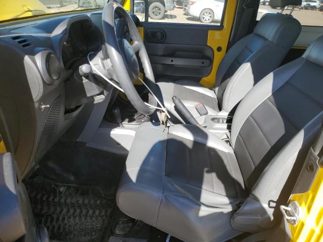 1J4FA24118L511825 - 2008 JEEP WRANGLER X Sarı foto 7