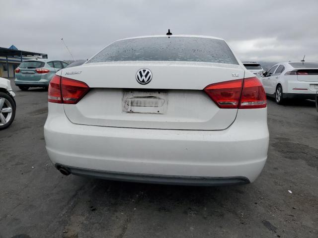 1VWBP7A34DC025023 - 2013 VOLKSWAGEN PASSAT SE Սպիտակ լուսանկար 6