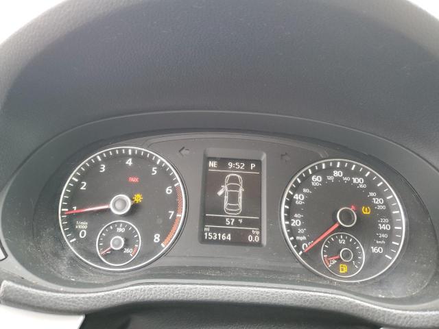 1VWBP7A34DC025023 - 2013 VOLKSWAGEN PASSAT SE Սպիտակ լուսանկար 9