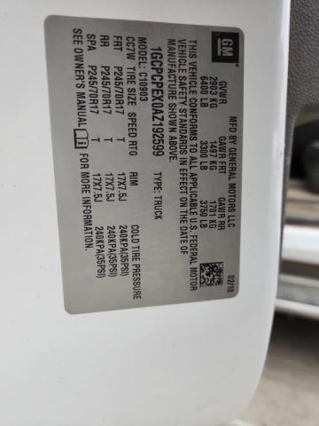 1GCPCPEX0AZ192599 - 2010 CHEVROLET SILVERADO C1500 白色 照片 12