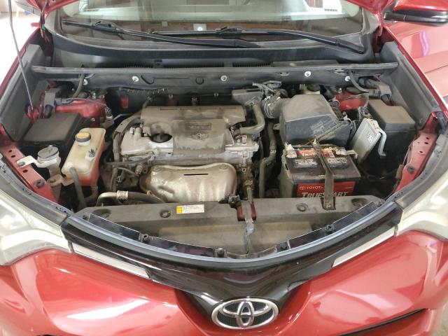 2T3RFREV8GW502601 - 2016 TOYOTA RAV4 XLE RED photo 11