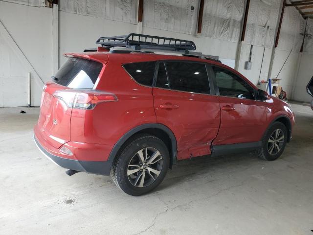 2T3RFREV8GW502601 - 2016 TOYOTA RAV4 XLE RED photo 3