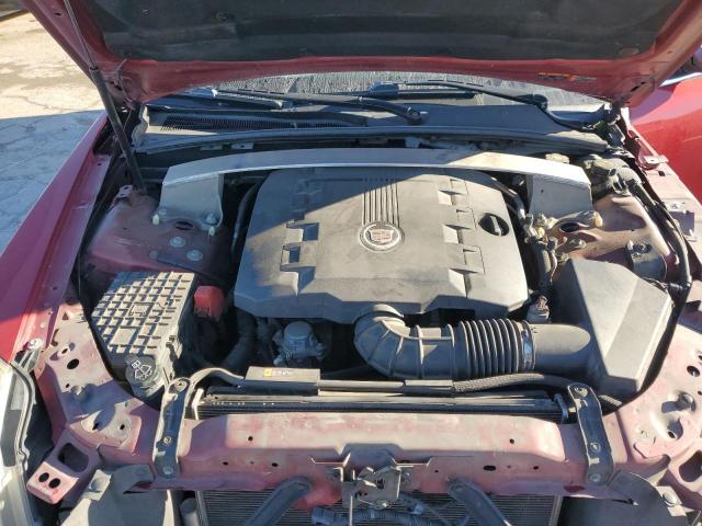 1G6DC5EY2B0127651 - 2011 CADILLAC CTS RED photo 11