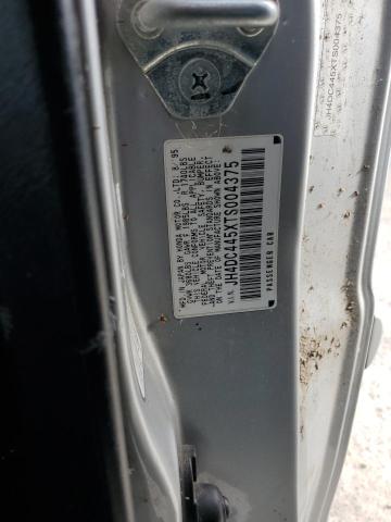 JH4DC445XTS004375 - 1996 ACURA INTEGRA LS SILVER photo 12