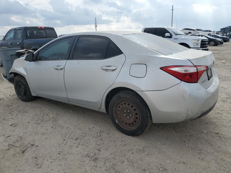 5YFBURHEXFP327425 - 2015 TOYOTA COROLLA L SILVER photo 2