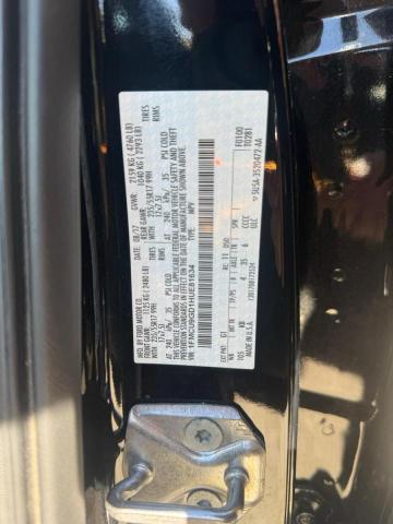 1FMCU9GD1HUE81634 - 2017 FORD ESCAPE SE BLACK photo 10