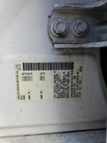 1N4AA5AP3BC831798 - 2011 NISSAN MAXIMA S თეთრი ფოტო 12