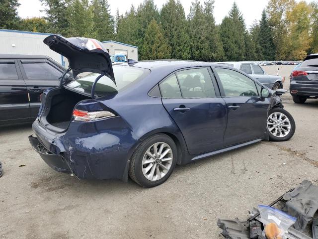 JTDHPRAE6LJ028252 - 2020 TOYOTA COROLLA LE BLUE photo 3