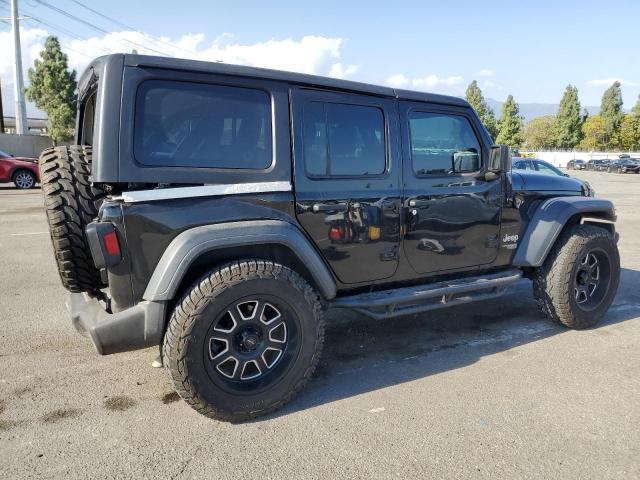 1C4HJXDG2JW182458 - 2018 JEEP WRANGLER U SPORT أسود صورة 3