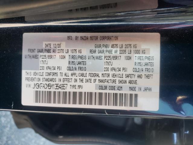 JM3KFACM5M1354857 - 2021 MAZDA CX-5 TOURING BLUE photo 13