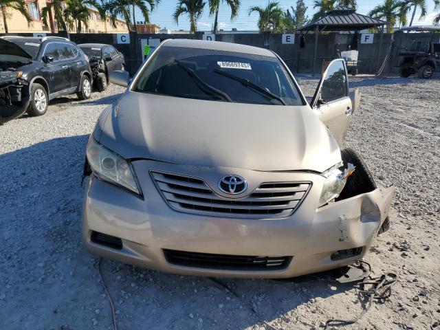 4T1BE46K29U309688 - 2009 TOYOTA CAMRY BASE BROWN photo 5