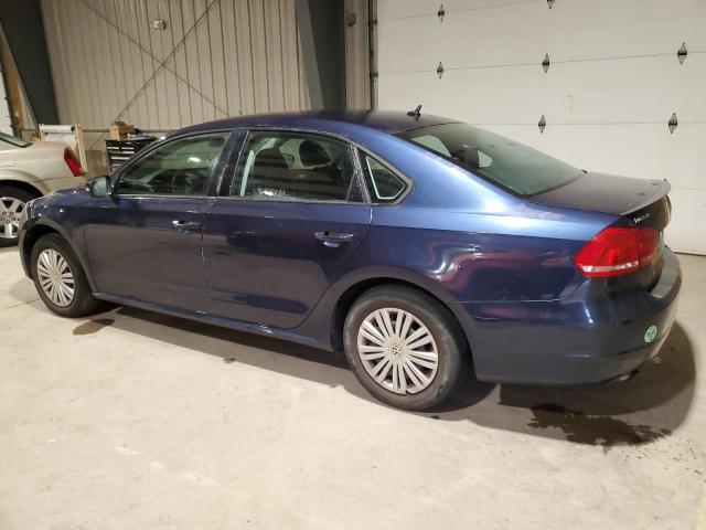 1VWAT7A31EC065598 - 2014 VOLKSWAGEN PASSAT S BLUE photo 2