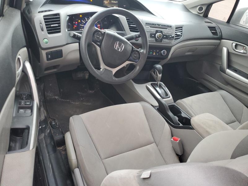 2HGFG3B5XCH562098 - 2012 HONDA CIVIC LX შავი ფოტო 8