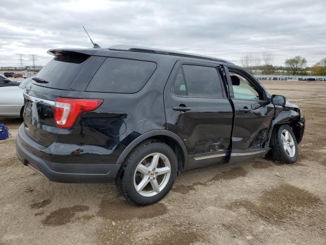 1FM5K7D81KGA61730 - 2019 FORD EXPLORER XLT Siyah fotoğraf 3
