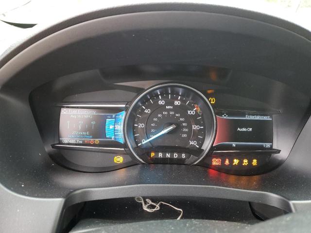 1FM5K7D81KGA61730 - 2019 FORD EXPLORER XLT Siyah fotoğraf 9