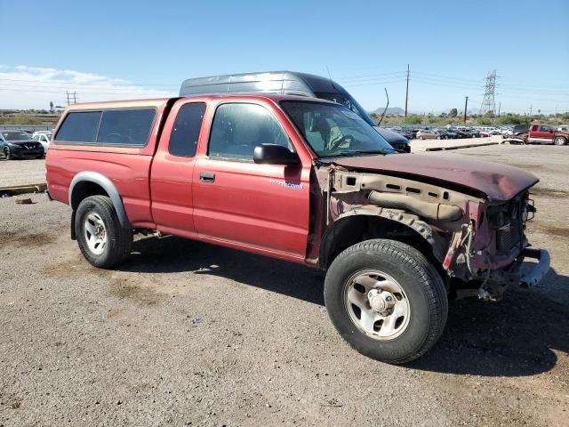5TESN92N74Z415278 - 2004 TOYOTA TACOMA XTRACAB PRERUNNER RED photo 4