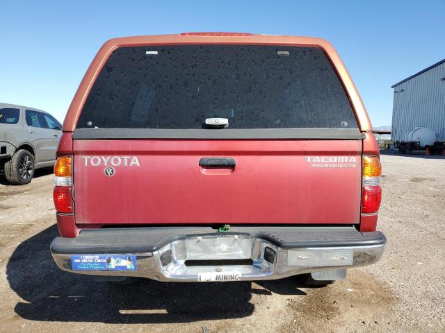 5TESN92N74Z415278 - 2004 TOYOTA TACOMA XTRACAB PRERUNNER RED photo 6