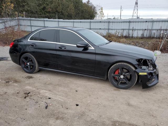 55SWF4KB4GU161590 - 2016 MERCEDES-BENZ C 300 4MATIC BLACK photo 4