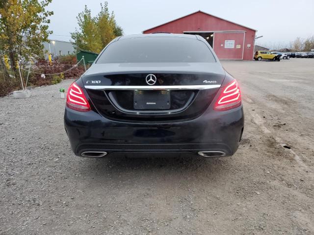 55SWF4KB4GU161590 - 2016 MERCEDES-BENZ C 300 4MATIC BLACK photo 6