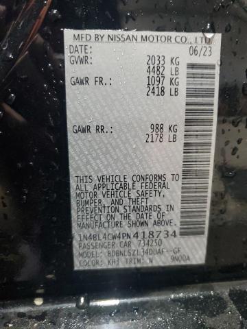 1N4BL4CW4PN418734 - 2023 NISSAN ALTIMA SR BLACK photo 13