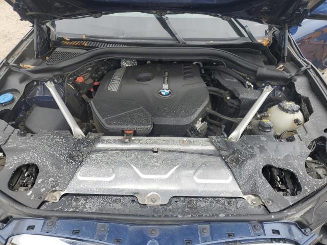 5UXTR7C57KLF35557 - 2019 BMW X3 SDRIVE30I BLUE photo 12