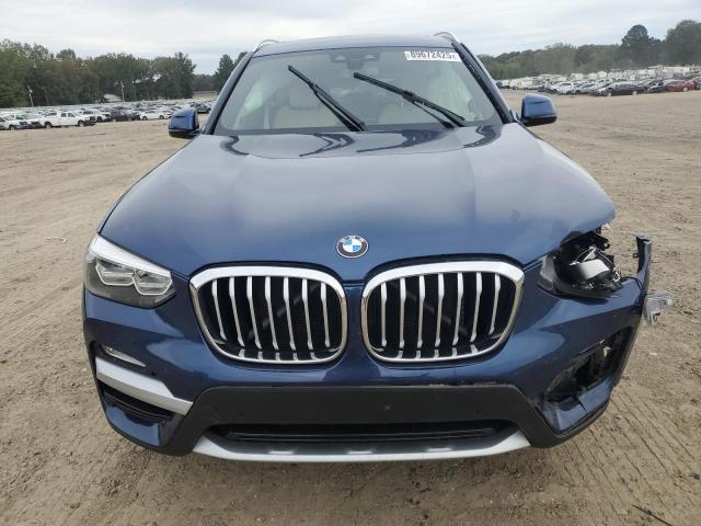 5UXTR7C57KLF35557 - 2019 BMW X3 SDRIVE30I BLUE photo 5