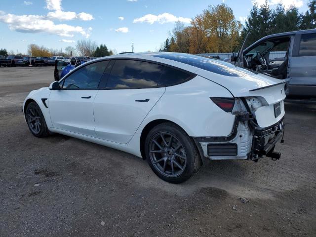 5YJ3E1EBXNF339050 - 2022 TESLA MODEL 3 أبيض صورة 2