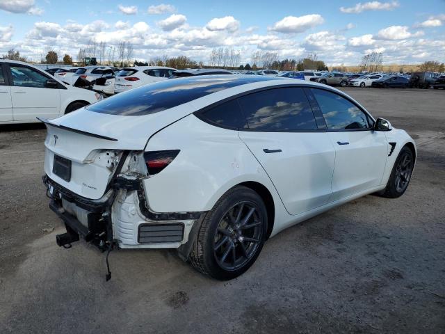 5YJ3E1EBXNF339050 - 2022 TESLA MODEL 3 أبيض صورة 3