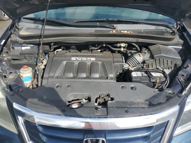 5FNRL3H70AB087936 - 2010 HONDA ODYSSEY EXL BLUE photo 12